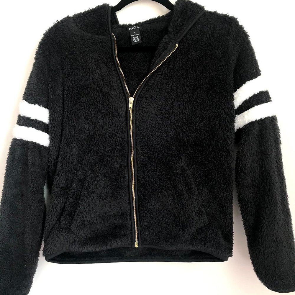 ZIP UP SHERPA HOODIE